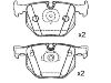 剎車(chē)片 Brake Pad Set:34 21 6 761 285