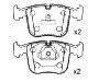 剎車片 Brake Pad Set:34 11 1 160 296