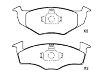 剎車(chē)片 Brake Pad Set:1H0 698 151 A