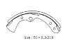 剎車蹄片 Brake Shoe Set:41060-W9626