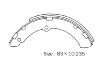 剎車蹄片 Brake Shoe Set:NR1080