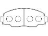 Bremsbelagsatz, Scheibenbremse Brake Pad Set:04465-25020