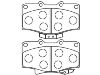 Bremsbelagsatz, Scheibenbremse Brake Pad Set:04465-35140