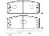 Bremsbelagsatz, Scheibenbremse Brake Pad Set:0996031700