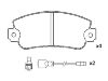 Bremsbelagsatz, Scheibenbremse Brake Pad Set:174 750 91