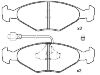 Bremsbelagsatz, Scheibenbremse Brake Pad Set:4248.90