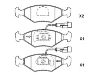 Bremsbelagsatz, Scheibenbremse Brake Pad Set:9 947 917