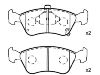 Bremsbelagsatz, Scheibenbremse Brake Pad Set:04465-05020