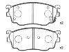 剎車片 Brake Pad Set:CBY3-33-23Z