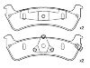 Bremsbelagsatz, Scheibenbremse Brake Pad Set:2L2Z-2200-BA