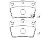 Bremsbelagsatz, Scheibenbremse Brake Pad Set:04466-42010