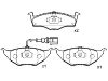 剎車片 Brake Pad Set:8Z0 698 151