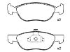 Bremsbelagsatz, Scheibenbremse Brake Pad Set:7 736 214 9