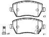 Brake Pad Set:55810-62J00