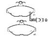 Bremsbelagsatz, Scheibenbremse Brake Pad Set:BHM7237