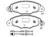 Bremsbelagsatz, Scheibenbremse Brake Pad Set:4251.45