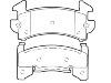 Brake Pad Set:18047809