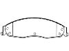 Brake Pad Set:89060375